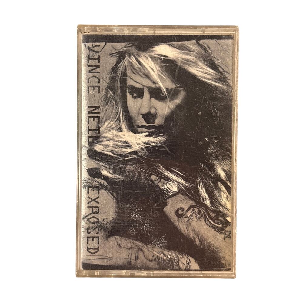 Vtg VINCE NEIL Exposed Warner Brothers 1993 Cassette tape Motley Crue